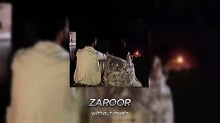 Zaroor vocals only without music  Aparshakti Khurana  Savi Kahlon [upl. by Yoko86]