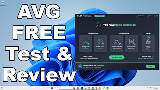 AVG FREE Antivirus Test amp Review 2023  Antivirus Security Review  Security Test [upl. by Arracahs]