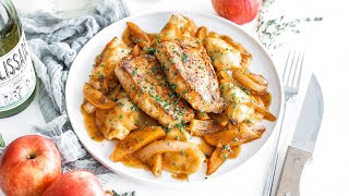 Pork Chops with Apples and Pierogies [upl. by Fredel600]