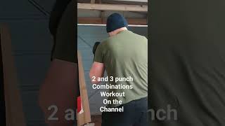 2 and 3 punch combinations workout on the channel [upl. by Baalbeer]