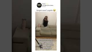 Nispet nasıl yapılır 😂 Cr TikTok Melinaydinc [upl. by Aelhsa]