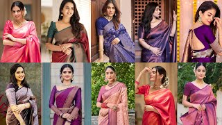 New Designer Kanjivaram SareeTraditional Kanjivaram SareesKanjivaram Silk Sarees for Festivals [upl. by Quincey]