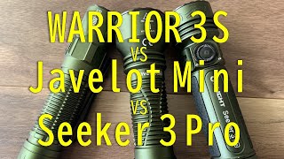 Warrior 3S vs Javelot Mini vs Seeker 3 Pro [upl. by Hercule]