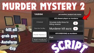 MM2 Script Auto Shoot Murderer  Kill All  Esp  More [upl. by Avra]