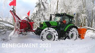 💪EXTREME DENEIGEMENT Ouverture dun col à 1023m  🇫🇷❄ [upl. by Aicilec]