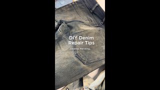 DIY Denim Repair Tips [upl. by Alicirp]