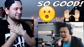 Marcelito Pomoy sings quotPower of Lovequot Celine Dion LIVE on Wish 1075 Bus  Reaction [upl. by Mercedes]