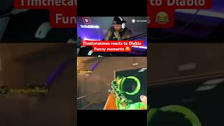 TIM reacts to DIABLO FUNNY CLIP ON STREAM 😂 diablo timthetatman react codshorts funnymoments [upl. by Ecinereb]