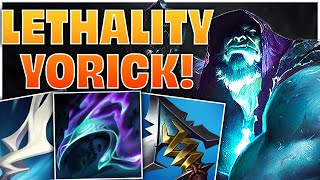 Lethality Yorick Top Lane Build  Opportunity Manamune Seryldas Grudge  League of Legends [upl. by Adda]