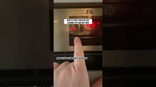 AEG pyrolyse how to do self cleaning your oven [upl. by Brockie637]