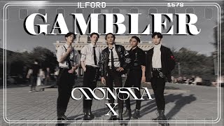 KPOP IN PUBLIC  ONE TAKE MONSTA X 몬스타엑스 GAMBLER dance cover by MONSTAR  RUSSIA [upl. by Yrnehnhoj]