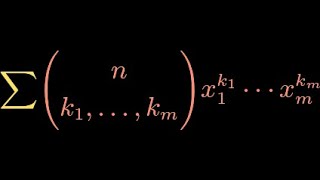 The Multinomial Theorem [upl. by Saunder964]