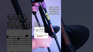 Polaroid Love Enhypen trombone tutorial shorts [upl. by Minetta]