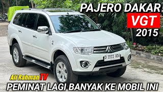 PAJERO DAKAR VGT MATIC DIESEL TAHUN 2015  Harga bekas udah murah jadi banyak peminatnya di bandung [upl. by Pacian]