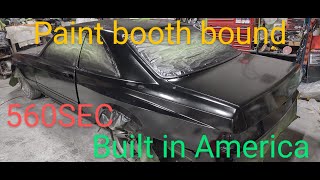 BENZ 560 SEC WIDE BODY BASE COATING TIMEquot part 13 [upl. by Alcott]