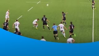 Newcastle Falcons disallowed try vs Exeter Chiefs [upl. by Leirad]