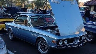 BMW 30 CSI fully restored at Cars and Coffee Scottsdale Arizona [upl. by Rotsen8]