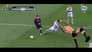 Boateng  Messi durante Barcellona  Bayern Cosa è successo nella semifinale di Champions League [upl. by Rafiq]