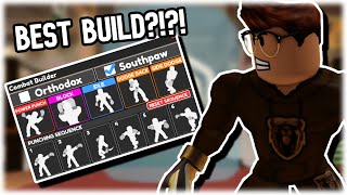 I MADE THE BEST BUILD IN BOXING BETA  Combat Builder Builds [upl. by Falconer]