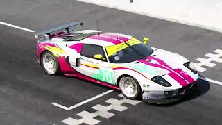 Ford Matech GT GT1 at Le Mans in Assetto Corsa [upl. by Irehc]