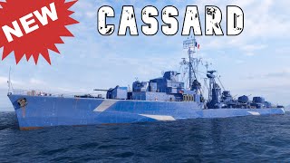 World of WarShips Cassard  NEW SHIP [upl. by Ridley]