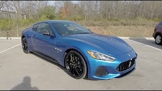 2018 Maserati GranTurismo SportWalk Around VideoIn Depth Review [upl. by Vallie969]