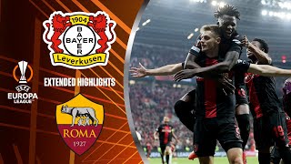 Bayer Leverkusen vs Roma Extended Highlights  UEL SemiFinals 2nd Leg  CBS Sports Golazo [upl. by Ramat]