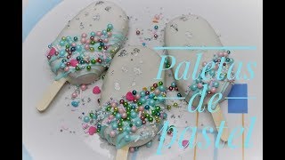 Cómo hacer cakesicles o paletas de pastel Receta sin horno [upl. by Nomrac]