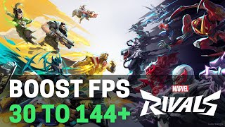 BEST PC Settings for Marvel Rivals Maximize FPS amp Visibility [upl. by Nifled215]