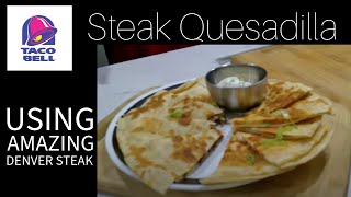 Taco Bell Steak Quesadilla but betterviral [upl. by Addiel]