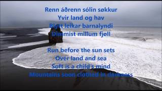 Valravn  Farin Uttan At Verða Vekk Lyrics in Faroese amp English [upl. by Sipple]