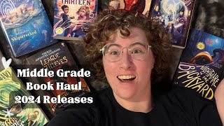 Massive Middle Grade Book Haul  2024 Releases [upl. by Maidy192]