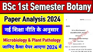 Bsc 1st Semester Botany Old Question paper 2023bsc 1st semester botany question paperbsc [upl. by Arno538]