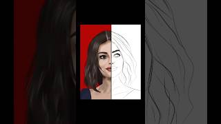 I tried to paint Selena Gomez in Realism vs Anime  Realisms Turn [upl. by Klute]