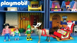 PLAYMOBIL 5755 Take Along Christmas Holiday Home  Toy Unboxing and Review [upl. by Champagne64]