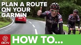 How To Plan A Route Using Your Garmin [upl. by Asiak]