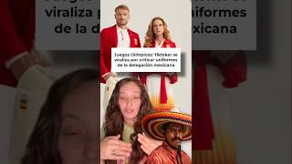 Tiktoker se viraliza por criticar uniformes olímpicos mexicanos 🇲🇽🥊🇪🇸 humor noticias mexico [upl. by Gothart389]