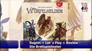 Würfelhelden von AMIGO  Regeln  Let´s Play  Review  Brettspiel  Die Brettspieltester [upl. by Arodoet645]