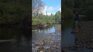 Brook Fishing and a lost a Croc [upl. by Ierna]