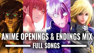 Anime Openings amp Endings Mix Full Songs [upl. by Airdnal358]