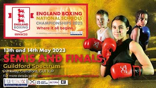 England Boxing National Schools Championships 2023  Semifinals day one Ring C [upl. by Leigh257]