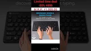 Portronics Bubble Multimedia Wireless Keyboard 24 GHz link in description trending new best ad [upl. by Okomot]