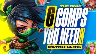 Only 6 Comps You Need to Climb on 1416 BPatch  TFT Set 12 Guide [upl. by Rangel]