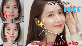 Top Exercises For Face  Get Slim Face  Reduce Double Chin  Fix Sagging Cheeks  V Shape Face [upl. by Baumbaugh]