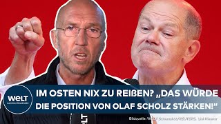 LANDTAGSWAHLEN Woidke muss liefern SPDErfolg und Scholz Position hängt von BrandenburgWahl ab [upl. by Netsyrc]