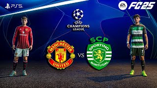 FC 25  Manchester United vs Sporting CP  UEFA Champions League  PS5™ 4K60 [upl. by Alyson903]