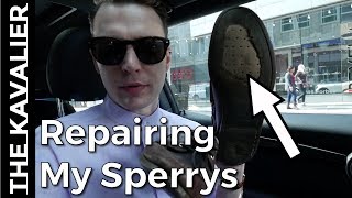 Repair or Replace  8 Year Old Sperry Boat Shoes Repair Process [upl. by Avrom]