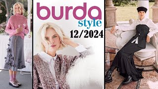 Burda 122024 full PHOTOS AND TECHNICAL DRAWINGS Burda Style 12 2024 [upl. by Neehs211]