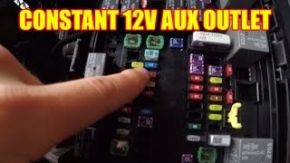 How To Make Your 12v OUTLET STAY ON Inside Your RAM Truck  TruckTalk 28 [upl. by Siger]