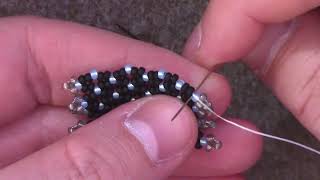 Learn the Basics of the Netting Stitch  A Beginner Beading Tutorial by Aura Crystals [upl. by Girard]